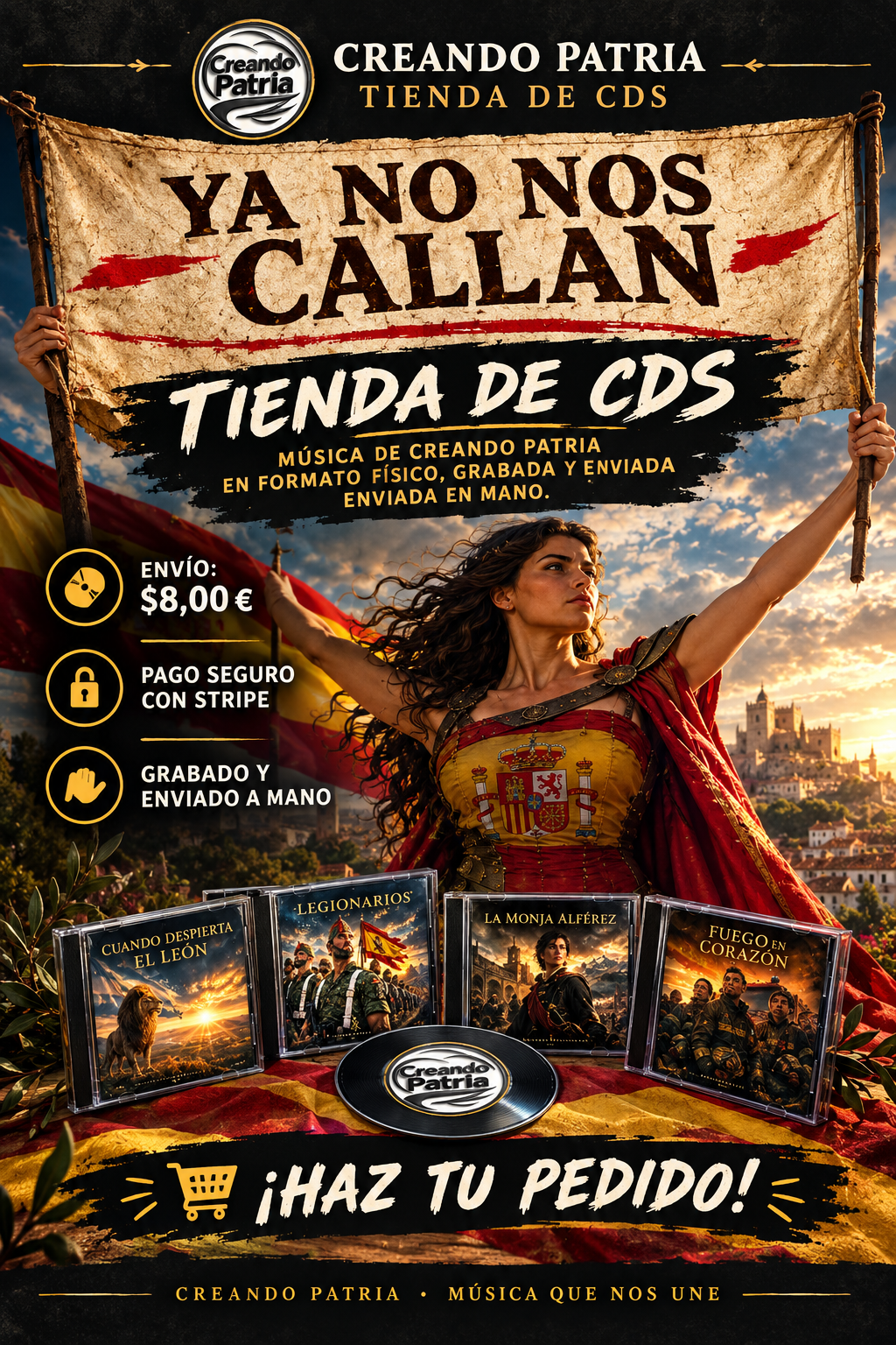 Tienda de CDs de Creando Patria